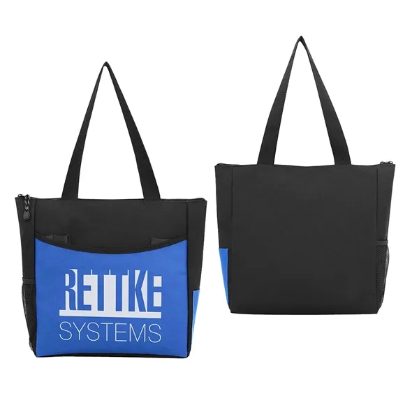 Zippered Polyester Event Tote... from ASI 36730 Ariel Premium Supply Inc