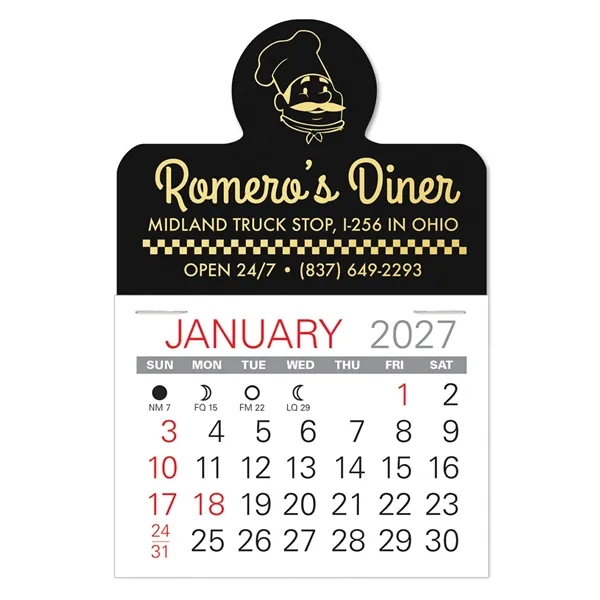 Spotlight Shape Value Stick Vinyl Self-Adhesive Calendars stick in 24 shapes... from ASI 95280 Warwick Publishing Co / Warwick