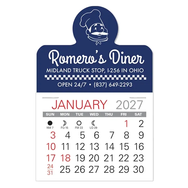 Spotlight Shape Value Stick Vinyl Self-Adhesive Calendars stick in 24 shapes... from ASI 95280 Warwick Publishing Co / Warwick