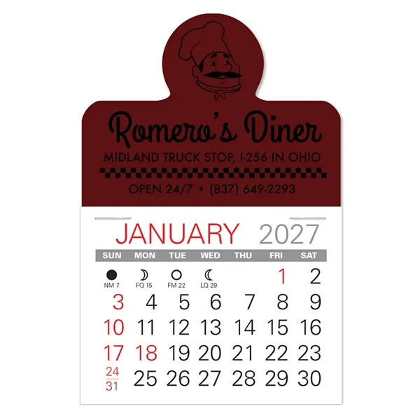 Spotlight Shape Value Stick Vinyl Self-Adhesive Calendars stick in 24 shapes... from ASI 95280 Warwick Publishing Co / Warwick