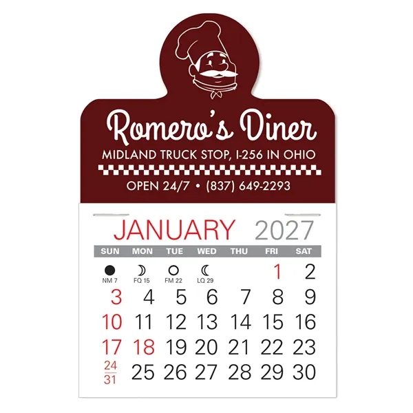 Spotlight Shape Value Stick Vinyl Self-Adhesive Calendars stick in 24 shapes... from ASI 95280 Warwick Publishing Co / Warwick