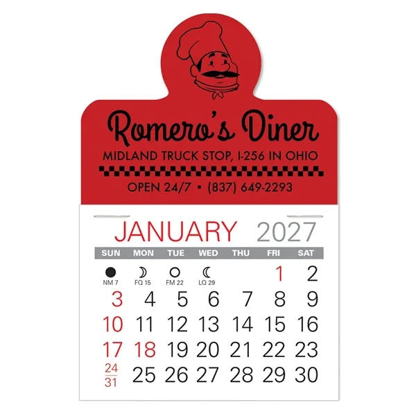 Spotlight Shape Value Stick Vinyl Self-Adhesive Calendars stick in 24 shapes... from ASI 95280 Warwick Publishing Co / Warwick