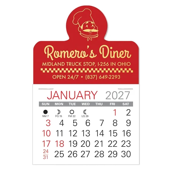 Spotlight Shape Value Stick Vinyl Self-Adhesive Calendars stick in 24 shapes... from ASI 95280 Warwick Publishing Co / Warwick