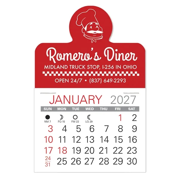 Spotlight Shape Value Stick Vinyl Self-Adhesive Calendars stick in 24 shapes... from ASI 95280 Warwick Publishing Co / Warwick