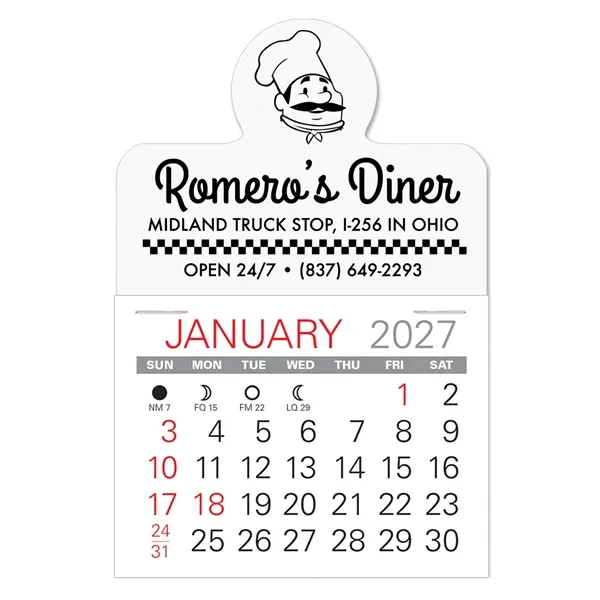 Spotlight Shape Value Stick Vinyl Self-Adhesive Calendars stick in 24 shapes... from ASI 95280 Warwick Publishing Co / Warwick
