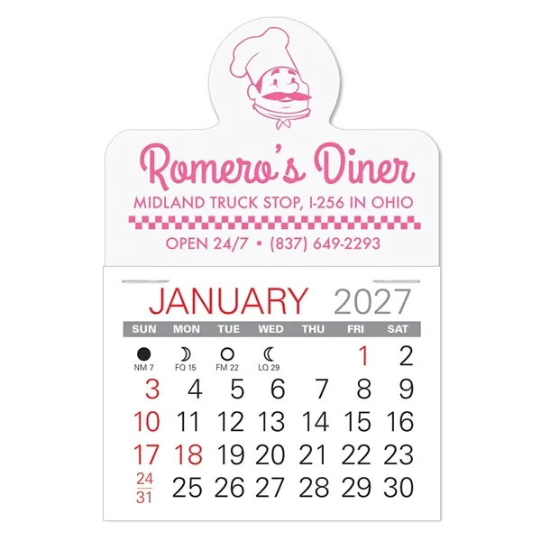 Spotlight Shape Value Stick Vinyl Self-Adhesive Calendars stick in 24 shapes... from ASI 95280 Warwick Publishing Co / Warwick