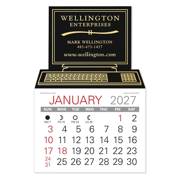 Computer Shape Value Stick Vinyl Self-Adhesive Calendars stick in 24 shapes... from ASI 95280 Warwick Publishing Co / Warwick