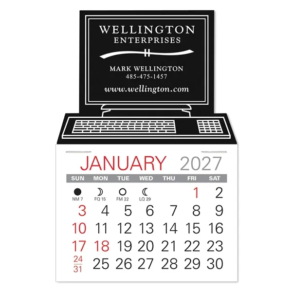 Computer Shape Value Stick Vinyl Self-Adhesive Calendars stick in 24 shapes... from ASI 95280 Warwick Publishing Co / Warwick