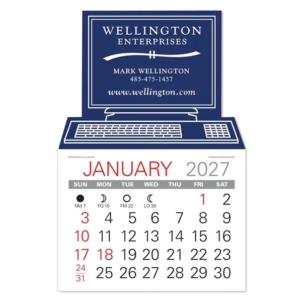 Computer Shape Value Stick Vinyl Self-Adhesive Calendars stick in 24 shapes... from ASI 95280 Warwick Publishing Co / Warwick