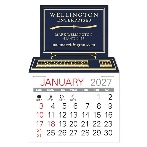 Computer Shape Value Stick Vinyl Self-Adhesive Calendars stick in 24 shapes... from ASI 95280 Warwick Publishing Co / Warwick