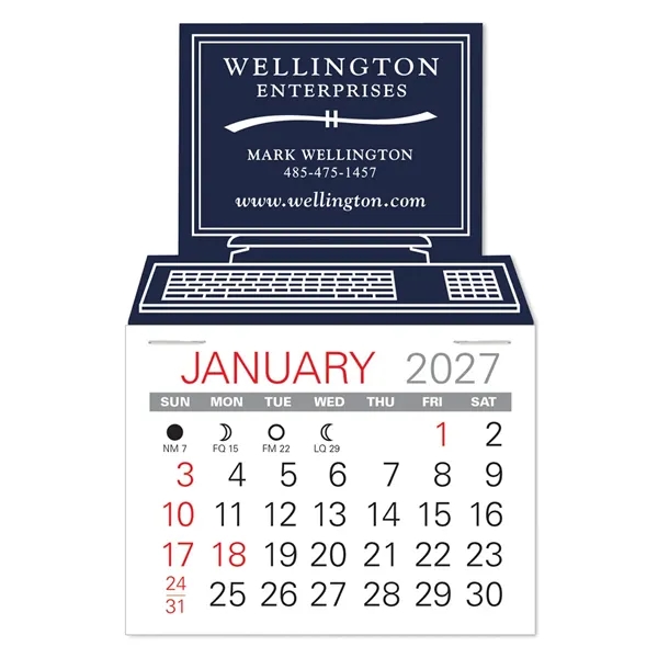 Computer Shape Value Stick Vinyl Self-Adhesive Calendars stick in 24 shapes... from ASI 95280 Warwick Publishing Co / Warwick