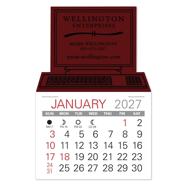 Computer Shape Value Stick Vinyl Self-Adhesive Calendars stick in 24 shapes... from ASI 95280 Warwick Publishing Co / Warwick