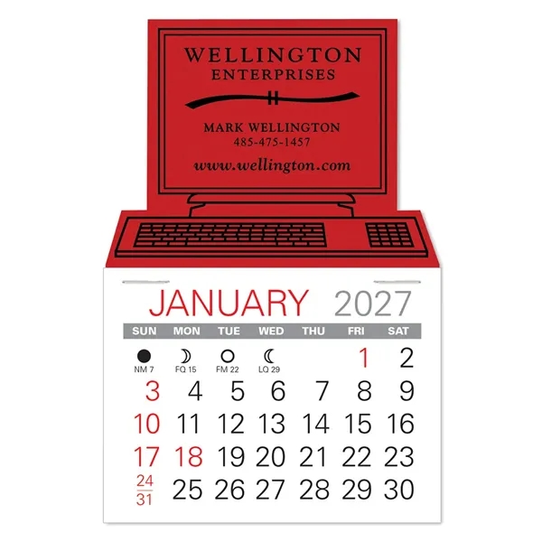 Computer Shape Value Stick Vinyl Self-Adhesive Calendars stick in 24 shapes... from ASI 95280 Warwick Publishing Co / Warwick