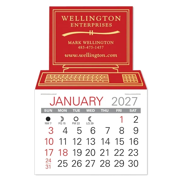 Computer Shape Value Stick Vinyl Self-Adhesive Calendars stick in 24 shapes... from ASI 95280 Warwick Publishing Co / Warwick