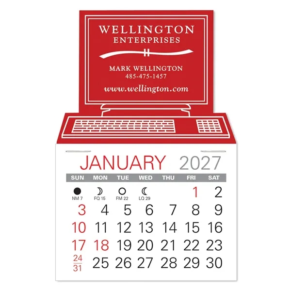 Computer Shape Value Stick Vinyl Self-Adhesive Calendars stick in 24 shapes... from ASI 95280 Warwick Publishing Co / Warwick