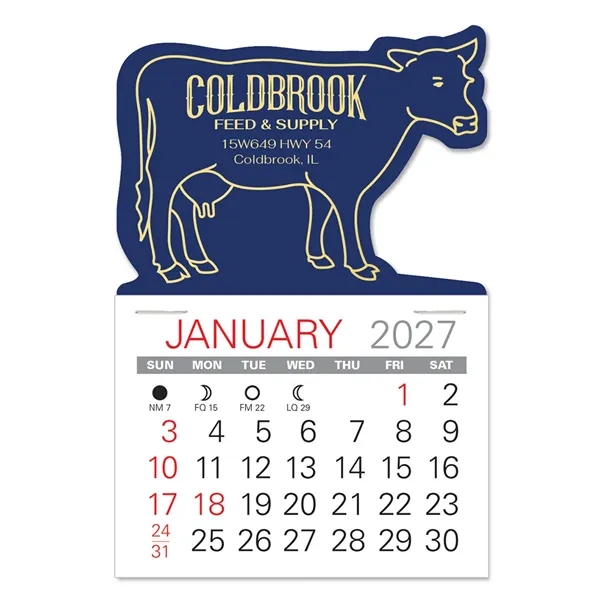 Cow Shape Value Stick Vinyl Self-Adhesive Calendars stick in 24 shapes... from ASI 95280 Warwick Publishing Co / Warwick