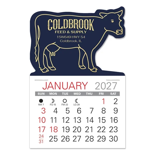 Cow Shape Value Stick Vinyl Self-Adhesive Calendars stick in 24 shapes... from ASI 95280 Warwick Publishing Co / Warwick