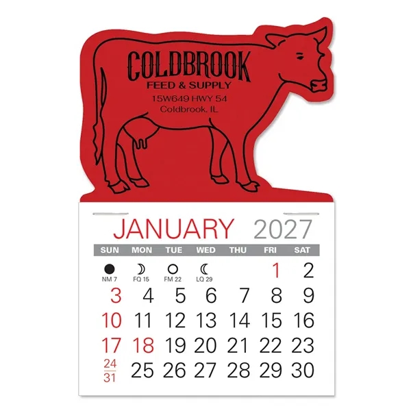 Cow Shape Value Stick Vinyl Self-Adhesive Calendars stick in 24 shapes... from ASI 95280 Warwick Publishing Co / Warwick