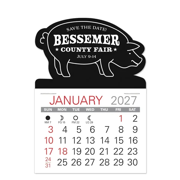 Pig Shape Value Stick Vinyl Self-Adhesive Calendars stick in 24 shapes... from ASI 95280 Warwick Publishing Co / Warwick