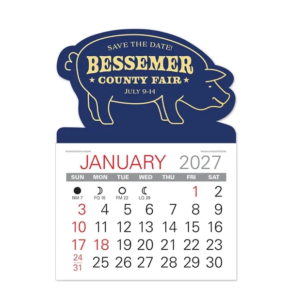 Pig Shape Value Stick Vinyl Self-Adhesive Calendars stick in 24 shapes... from ASI 95280 Warwick Publishing Co / Warwick