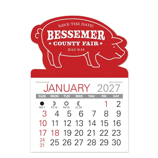 Pig Shape Value Stick Vinyl Self-Adhesive Calendars stick in 24 shapes... from ASI 95280 Warwick Publishing Co / Warwick