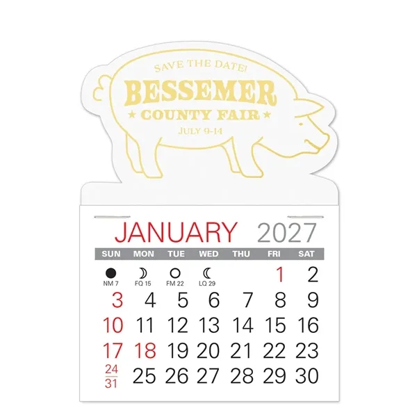 Pig Shape Value Stick Vinyl Self-Adhesive Calendars stick in 24 shapes... from ASI 95280 Warwick Publishing Co / Warwick