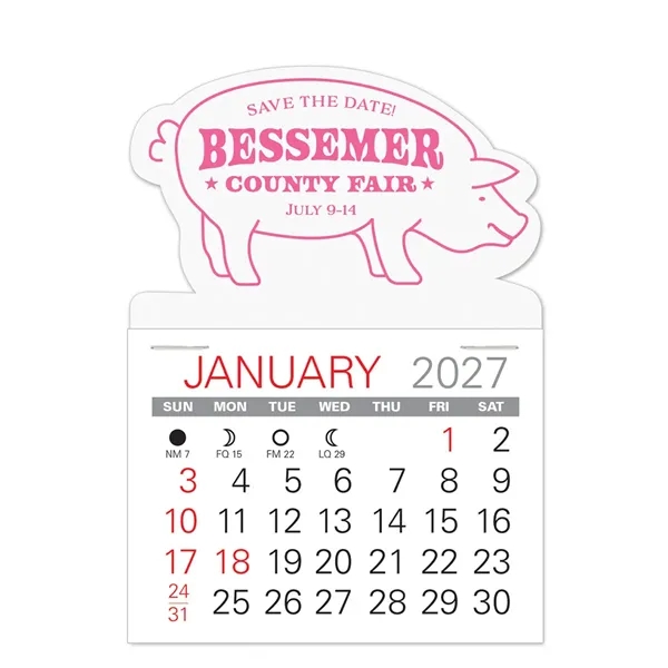 Pig Shape Value Stick Vinyl Self-Adhesive Calendars stick in 24 shapes... from ASI 95280 Warwick Publishing Co / Warwick