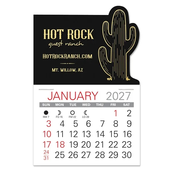 Cactus Shape Value Stick Vinyl Self-Adhesive Calendars stick in 24 shapes... from ASI 95280 Warwick Publishing Co / Warwick