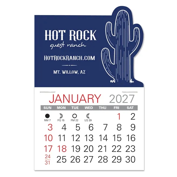 Cactus Shape Value Stick Vinyl Self-Adhesive Calendars stick in 24 shapes... from ASI 95280 Warwick Publishing Co / Warwick