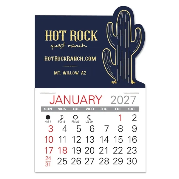 Cactus Shape Value Stick Vinyl Self-Adhesive Calendars stick in 24 shapes... from ASI 95280 Warwick Publishing Co / Warwick