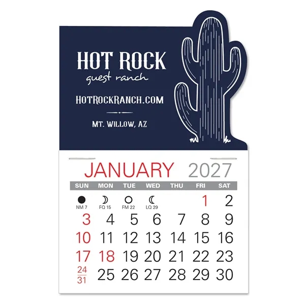 Cactus Shape Value Stick Vinyl Self-Adhesive Calendars stick in 24 shapes... from ASI 95280 Warwick Publishing Co / Warwick