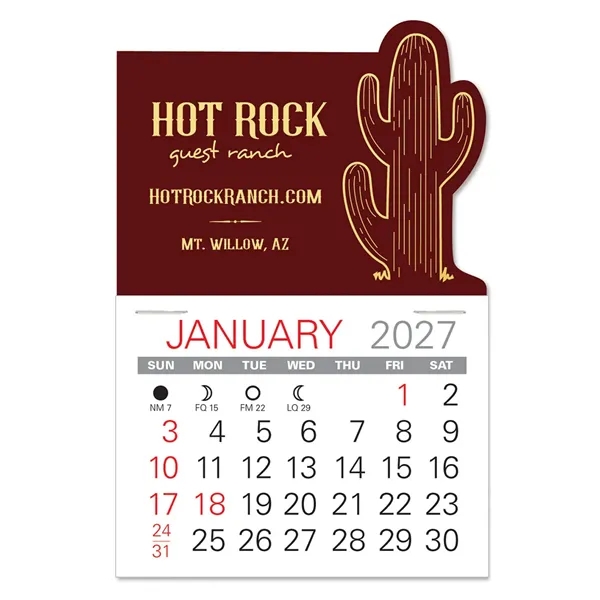 Cactus Shape Value Stick Vinyl Self-Adhesive Calendars stick in 24 shapes... from ASI 95280 Warwick Publishing Co / Warwick
