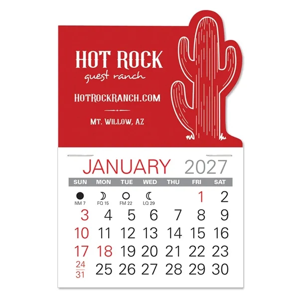 Cactus Shape Value Stick Vinyl Self-Adhesive Calendars stick in 24 shapes... from ASI 95280 Warwick Publishing Co / Warwick