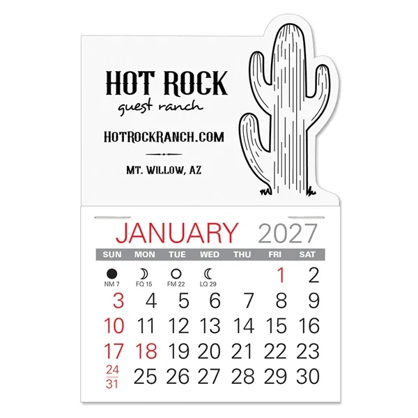 Cactus Shape Value Stick Vinyl Self-Adhesive Calendars stick in 24 shapes... from ASI 95280 Warwick Publishing Co / Warwick