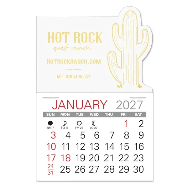 Cactus Shape Value Stick Vinyl Self-Adhesive Calendars stick in 24 shapes... from ASI 95280 Warwick Publishing Co / Warwick