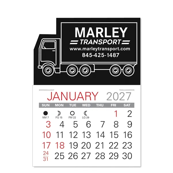 Truck Shape Value Stick Vinyl Self-Adhesive Calendars stick in 24 shapes... from ASI 95280 Warwick Publishing Co / Warwick