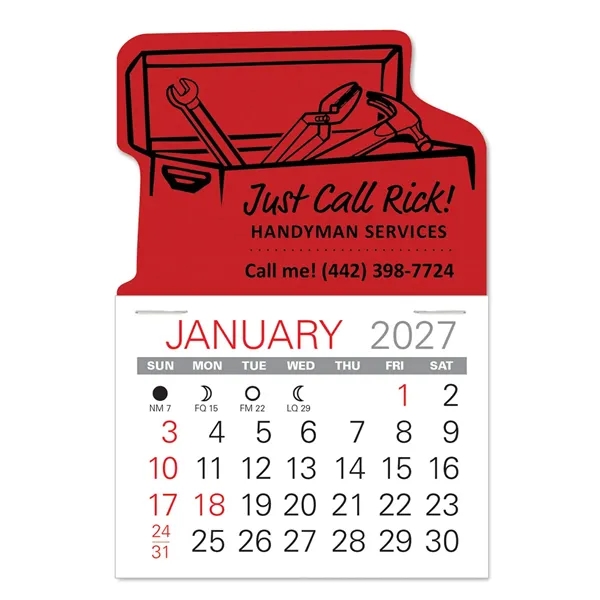 Toolbox Shape Value Stick Vinyl Self-Adhesive Calendars stick in 24 shapes... from ASI 95280 Warwick Publishing Co / Warwick