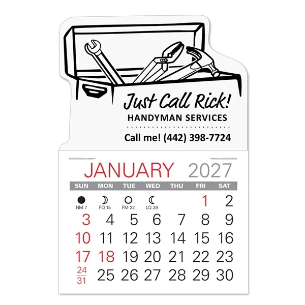 Toolbox Shape Value Stick Vinyl Self-Adhesive Calendars stick in 24 shapes... from ASI 95280 Warwick Publishing Co / Warwick