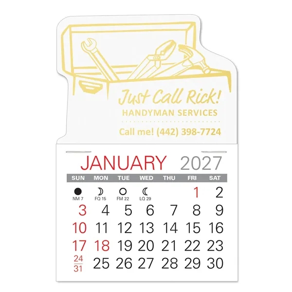 Toolbox Shape Value Stick Vinyl Self-Adhesive Calendars stick in 24 shapes... from ASI 95280 Warwick Publishing Co / Warwick
