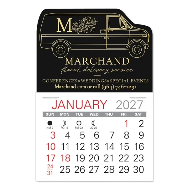 Van Shape Value Stick Vinyl Self-Adhesive Calendars stick in 24 shapes... from ASI 95280 Warwick Publishing Co / Warwick