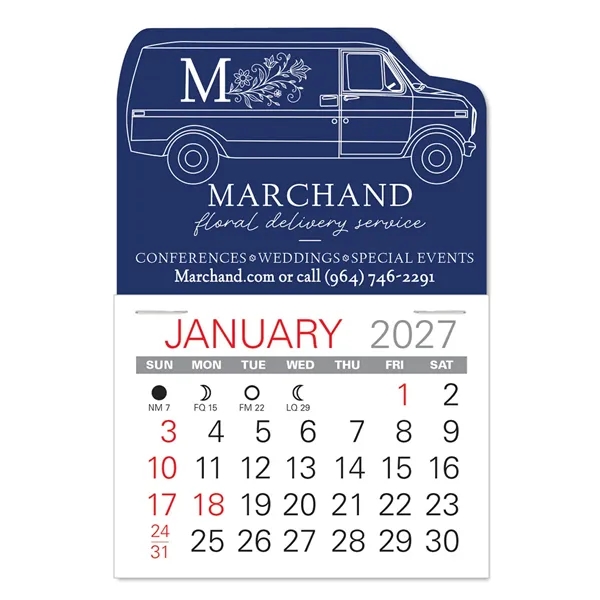 Van Shape Value Stick Vinyl Self-Adhesive Calendars stick in 24 shapes... from ASI 95280 Warwick Publishing Co / Warwick