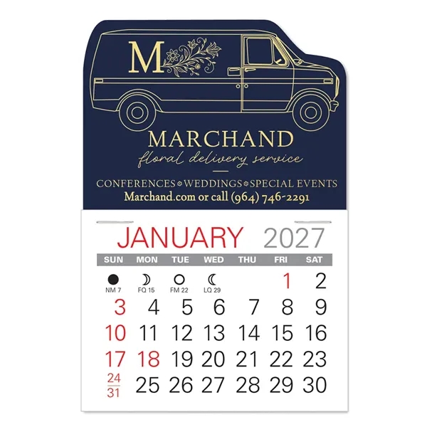 Van Shape Value Stick Vinyl Self-Adhesive Calendars stick in 24 shapes... from ASI 95280 Warwick Publishing Co / Warwick