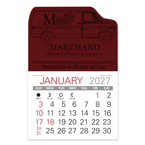 Van Shape Value Stick Vinyl Self-Adhesive Calendars stick in 24 shapes... from ASI 95280 Warwick Publishing Co / Warwick