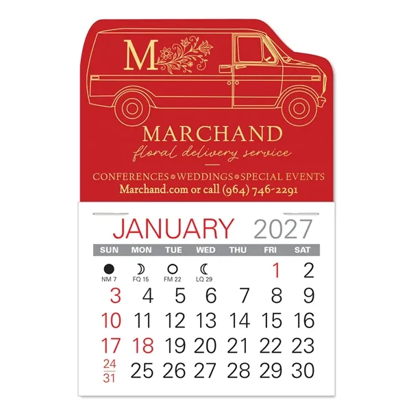 Van Shape Value Stick Vinyl Self-Adhesive Calendars stick in 24 shapes... from ASI 95280 Warwick Publishing Co / Warwick
