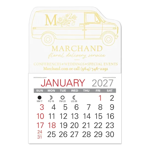 Van Shape Value Stick Vinyl Self-Adhesive Calendars stick in 24 shapes... from ASI 95280 Warwick Publishing Co / Warwick