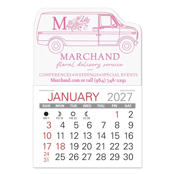 Van Shape Value Stick Vinyl Self-Adhesive Calendars stick in 24 shapes... from ASI 95280 Warwick Publishing Co / Warwick