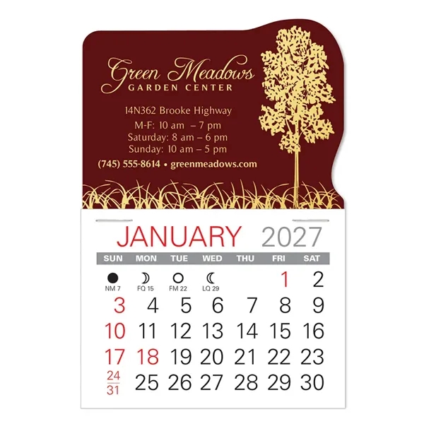 Tree Shape Value Stick Vinyl Self-Adhesive Calendars stick in 24 shapes... from ASI 95280 Warwick Publishing Co / Warwick