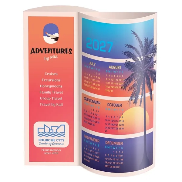 Award winning "WAVE 3-D Calendars" printed on smooth white cardstock and... from ASI 95280 Warwick Publishing Co / Warwick