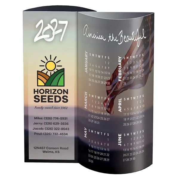 Award winning "WAVE 3-D Calendars" printed on smooth white cardstock and... from ASI 95280 Warwick Publishing Co / Warwick