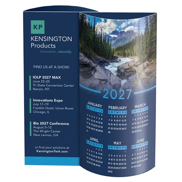 Award winning "WAVE 3-D Calendars" printed on smooth white cardstock and... from ASI 95280 Warwick Publishing Co / Warwick